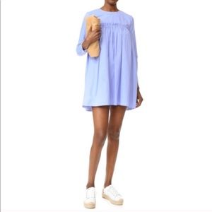 New English factory blue babydoll dress Xs